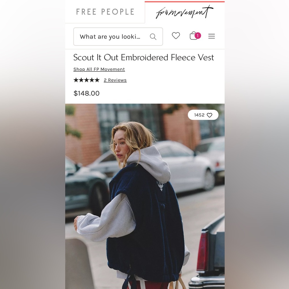 FP Scout It Out Embroidered Fleece Vest - Picture 11 of 13